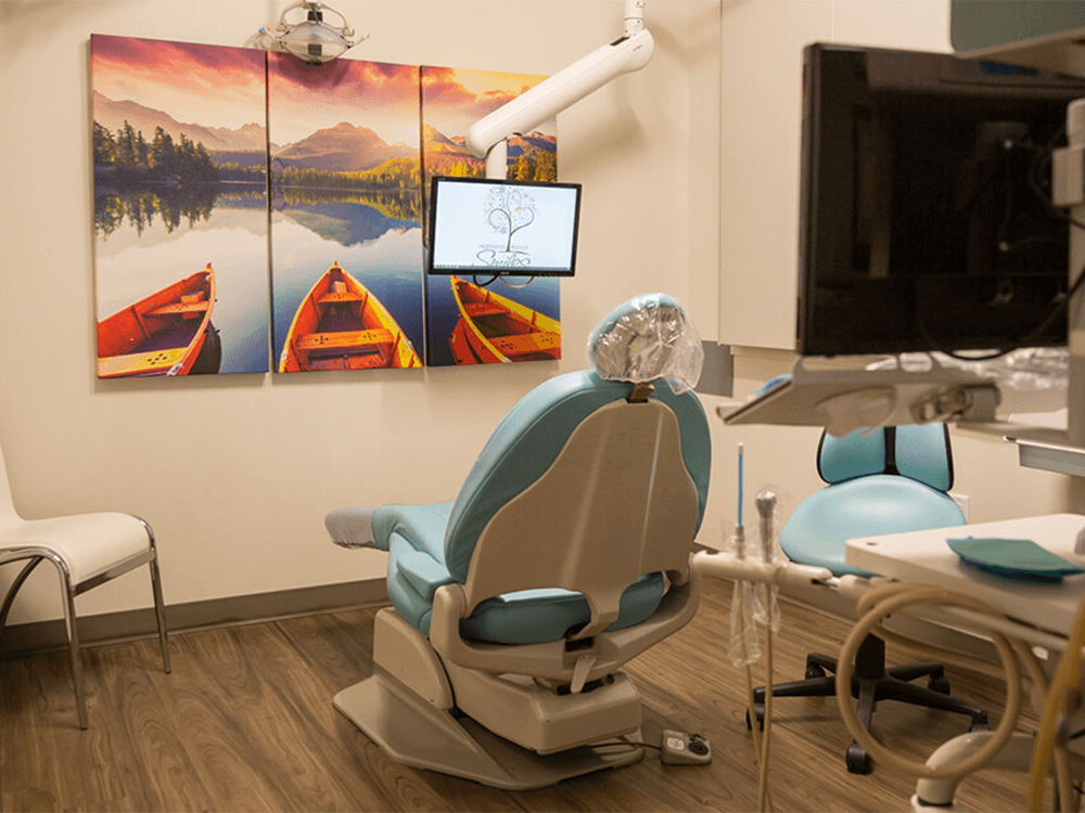 Exam Room at Highlands Ranch Smiles office